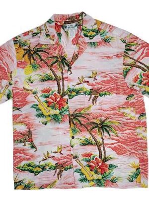 authentique chemise hawaiiene surf en viscose ultra confortable importée par surfpistols