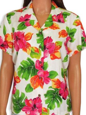 Chemise Hawaii pin up pour femme
