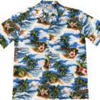 chemise hawaienne pacifique blue