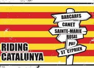 PLAQUE déco RIDING CATALUNYA par surfpistols