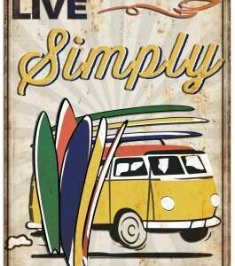 Décoration Van life Surf par SURFPISTOLS