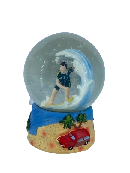 BOULE DE NEIGE AVEC BATEAU MARIN