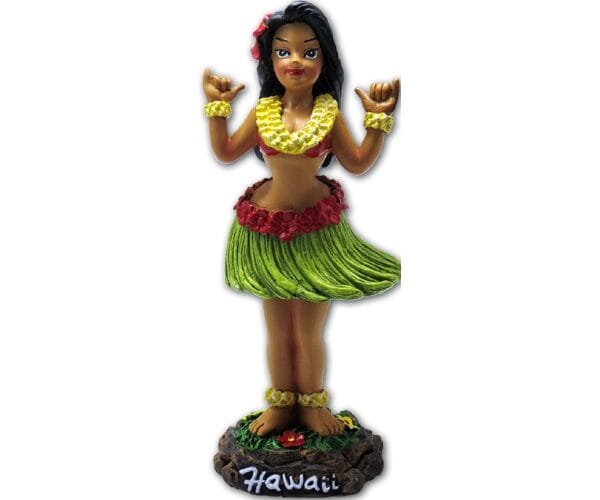 POUPEE HAWAIENNE SHAKA POUR TABLEAU DE BORD VOITURE