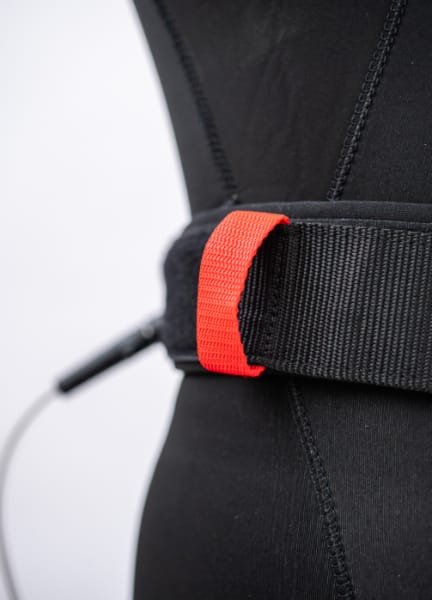 Ceinture Leash Wing Foil DYNAFIBER SIDEON - Cordon Spiralé Transparent, Réglable, Pour Wing Foil Et Sports Nautiques