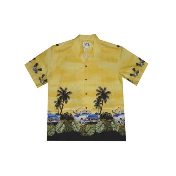 Chemise Hawaïenne Vintage Barefoot Trader Taille L - Véritable Aloha, Motif Rouge Et Blanc